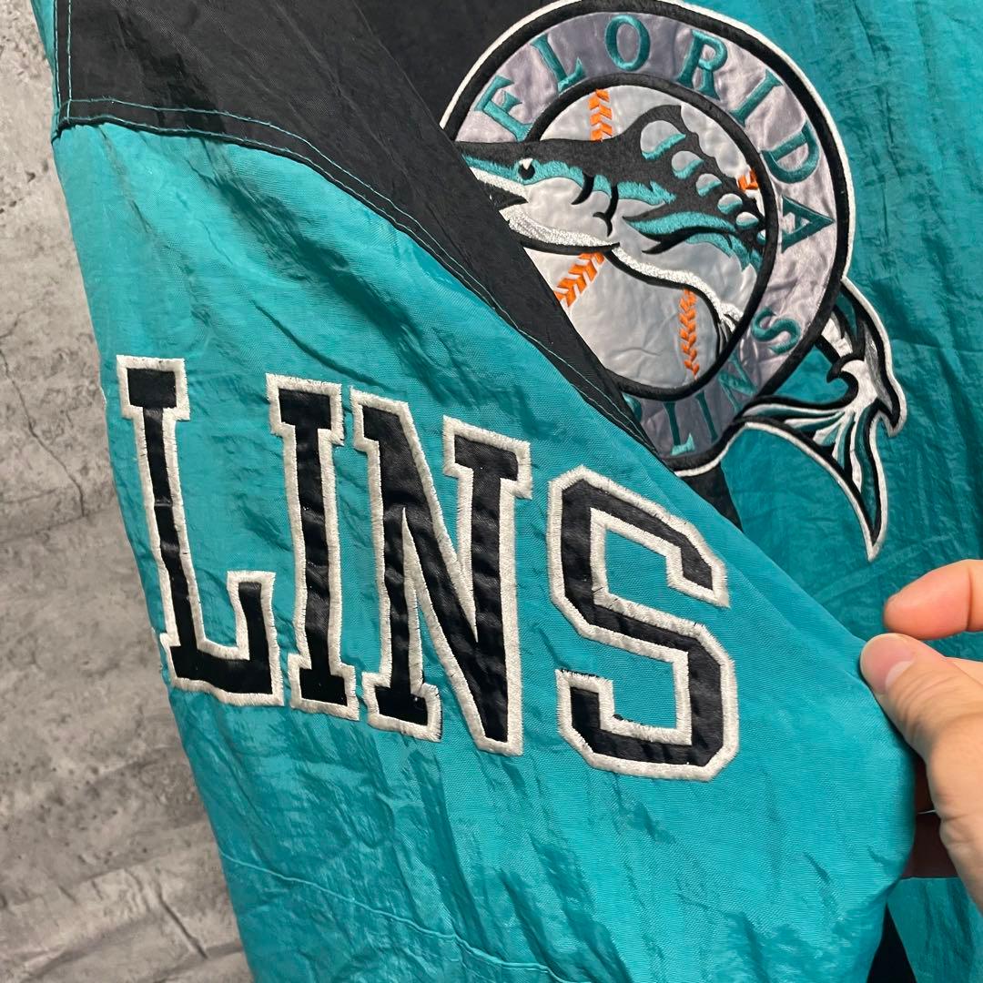 MLB メジャーリーグ マイアミマーリンズ　野球チーム　古着　L