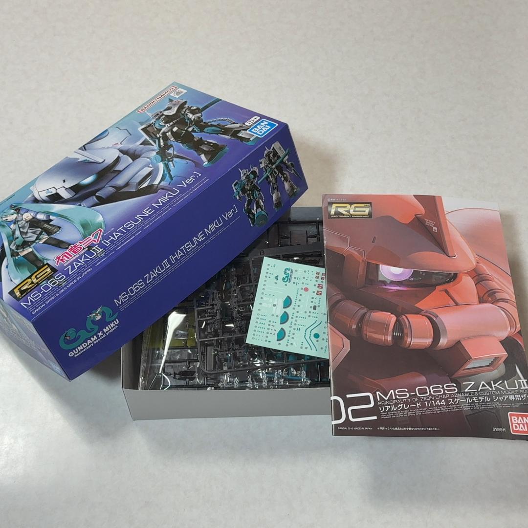 RG 1/144 MS-06S ザクII [初音ミクVer.]◆機動戦士ガンダム