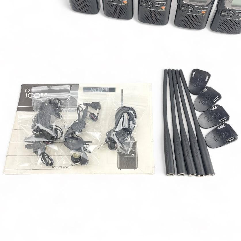 ●icom アイコム● 5台セット IC-R2 広帯域受信機 防災 無線 JR