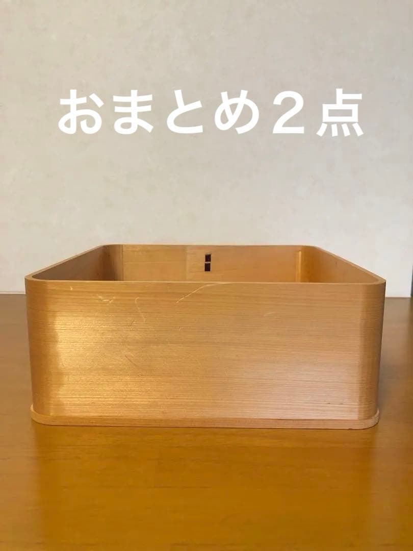 さとちゃん様 c-14 茶道具 炭斗 木製 神折敷 (大) 紙箱