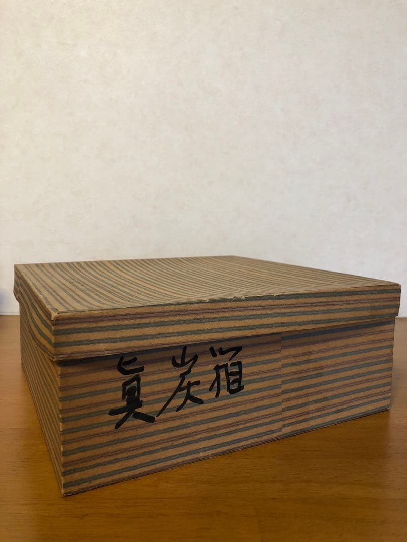 さとちゃん様 c-14 茶道具 炭斗 木製 神折敷 (大) 紙箱