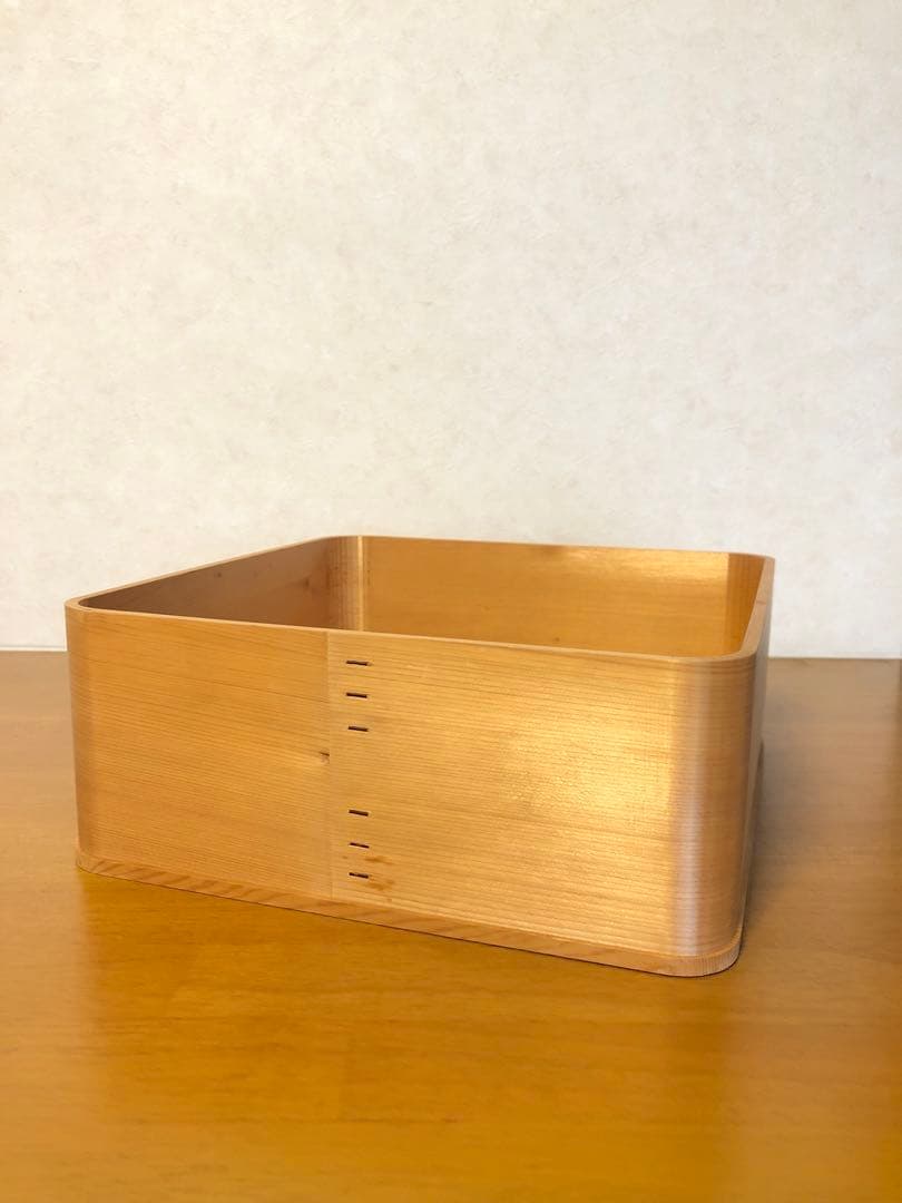 さとちゃん様 c-14 茶道具 炭斗 木製 神折敷 (大) 紙箱