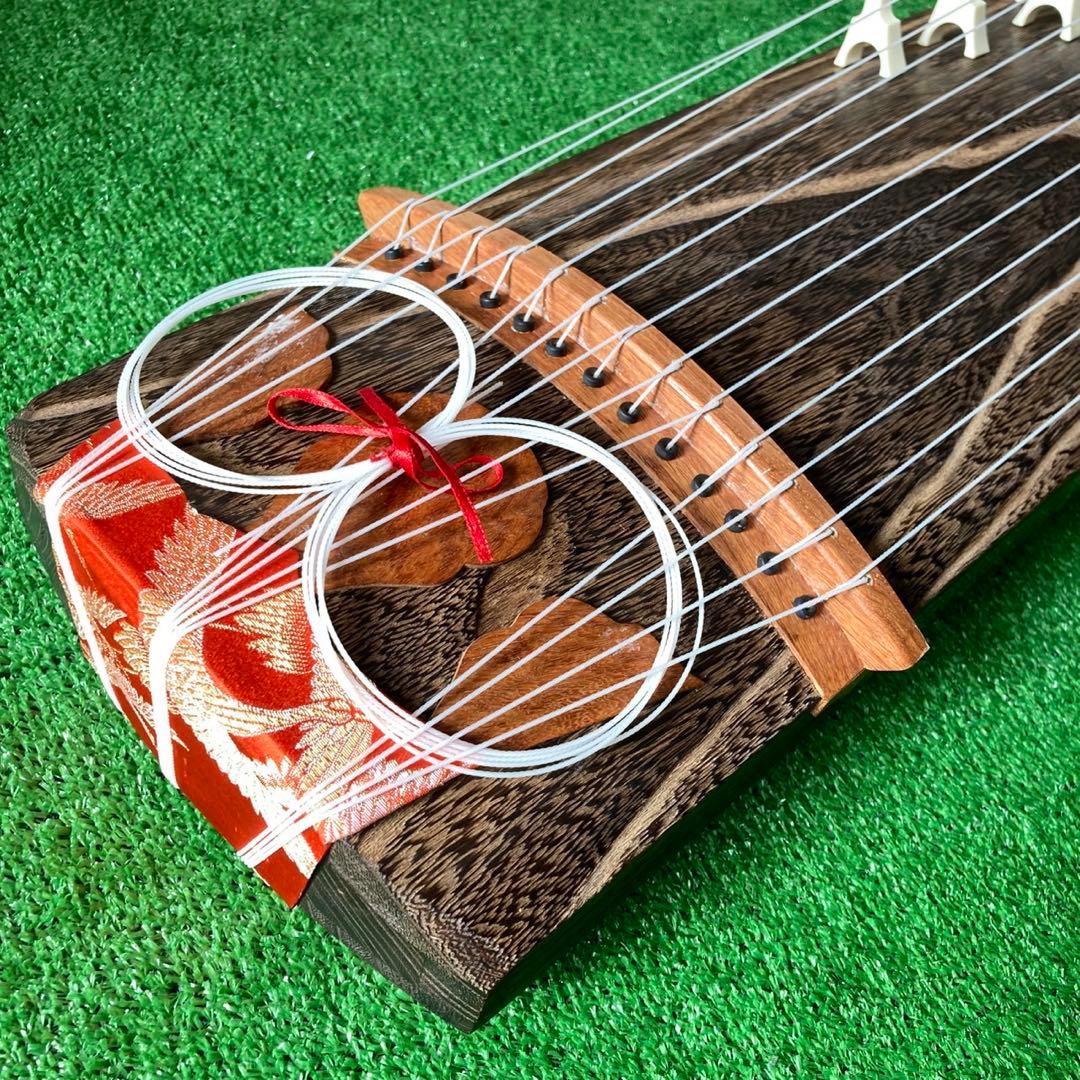 ゼンオン 文化琴 13弦 和楽器 ケース付き　②