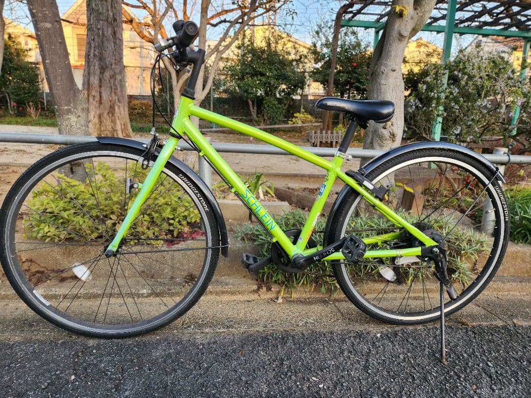 【直接引取限定】ブリジストン　シュライン　26インチ　ライトグリーン
