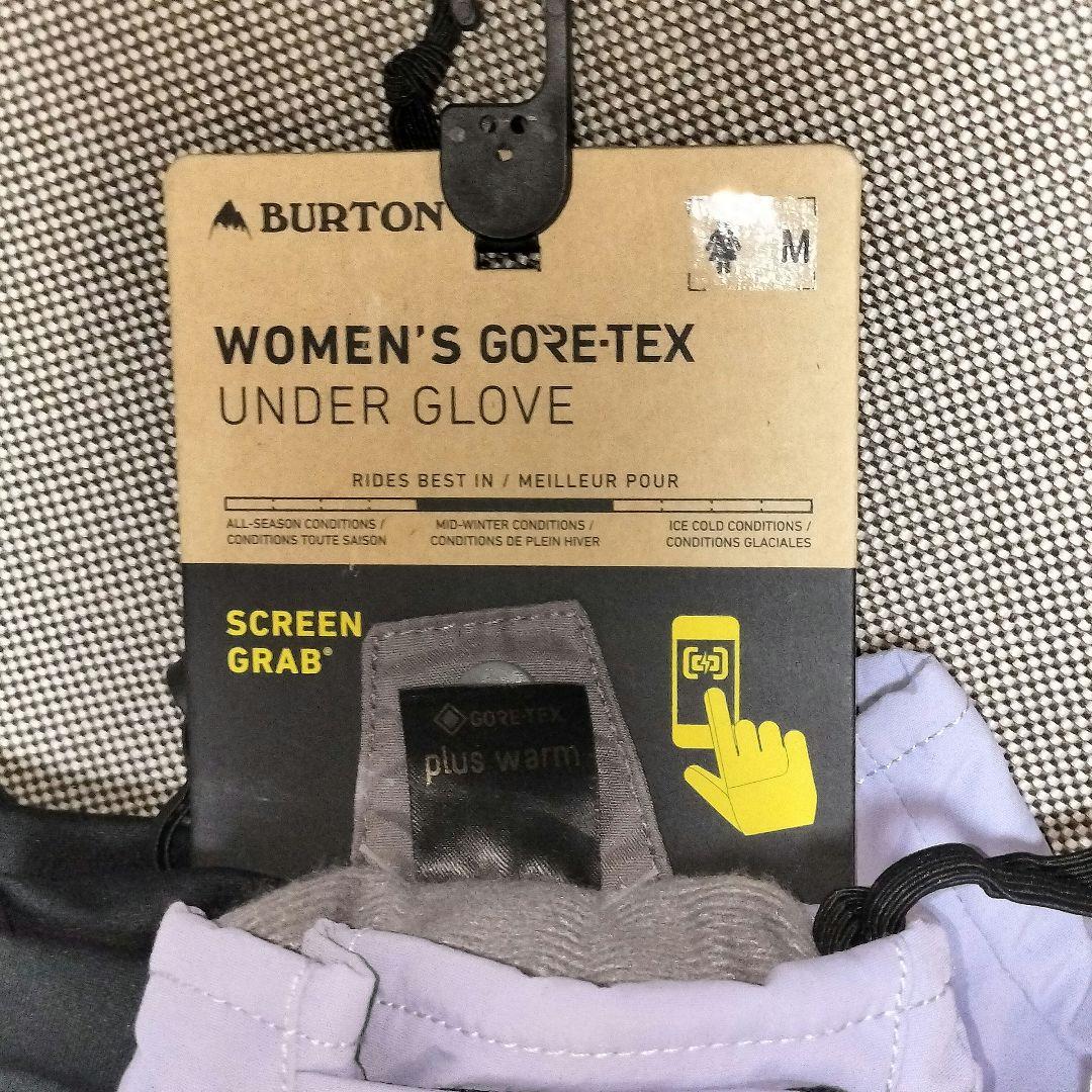 バートン Under ゴアテックス グローブ Mサイズ 女性用 スマホ操作可能