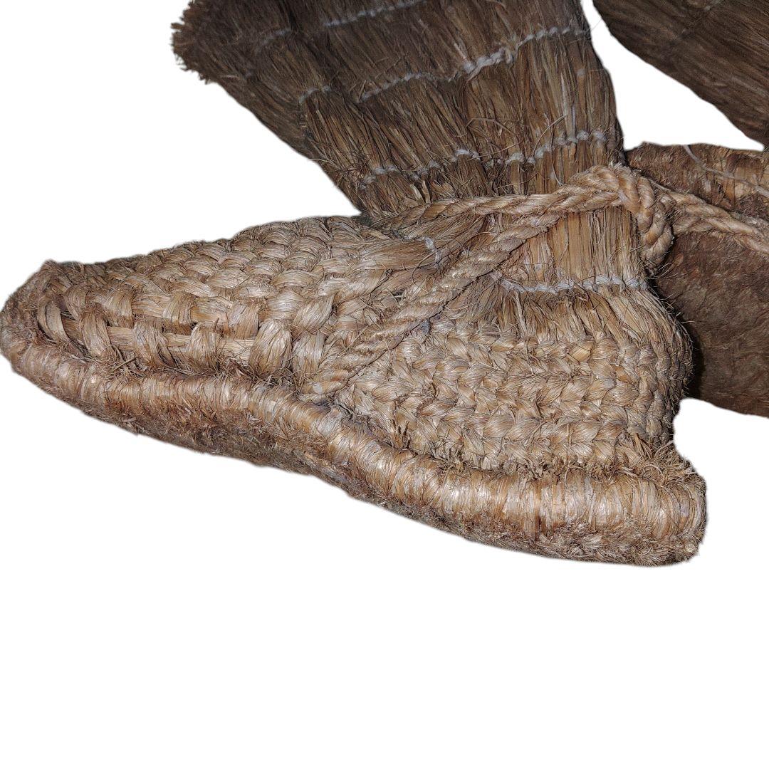 藁靴　深靴　雪靴　民具　参考資料　歴史資料