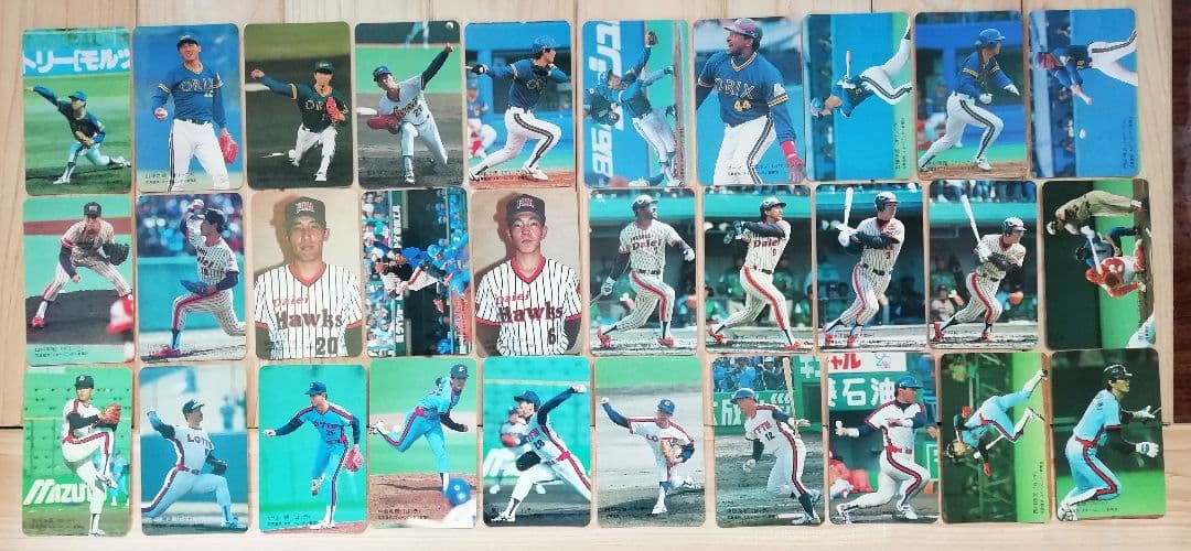 野球カード　89年　ロッテガム野球カード　123枚セット　コンプリート