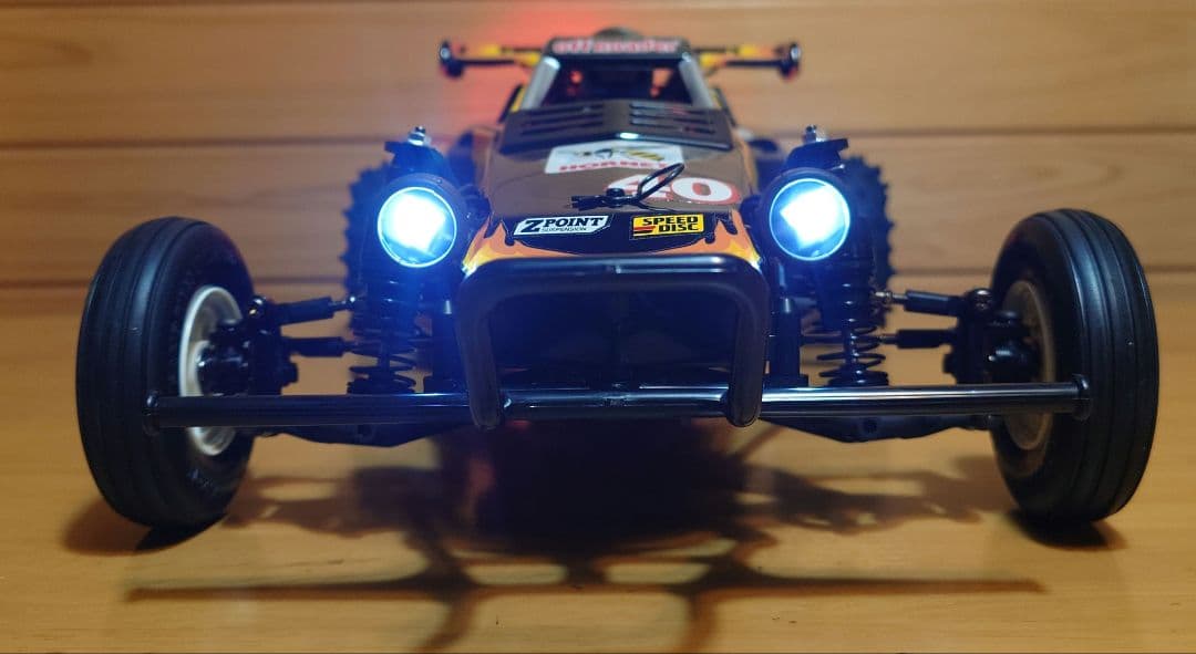 タミヤRCホーネットEVO.(LEDライト付)＆プロポ＆バッテリー充電器完成品