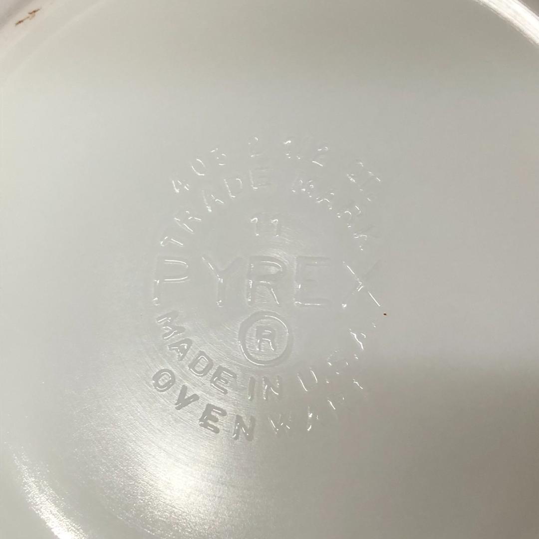 オールドパイレックス アーミッシュミキシングボウルセット バタープリント 3点