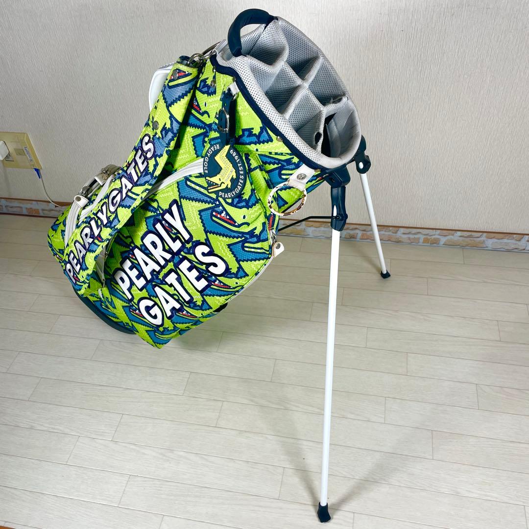 希少　パーリーゲイツ PEARLY GATES ワニ柄 キャディバッグ スタンド