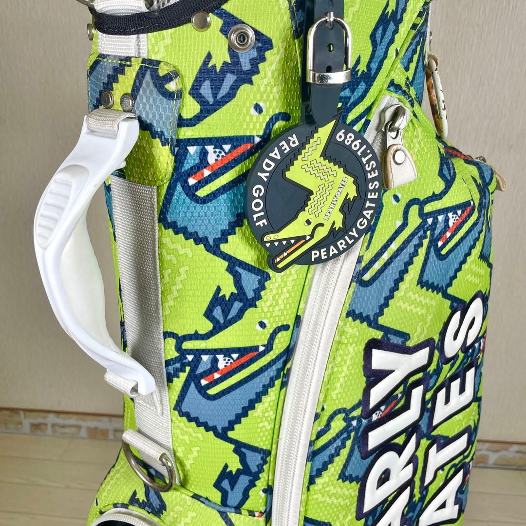 希少　パーリーゲイツ PEARLY GATES ワニ柄 キャディバッグ スタンド