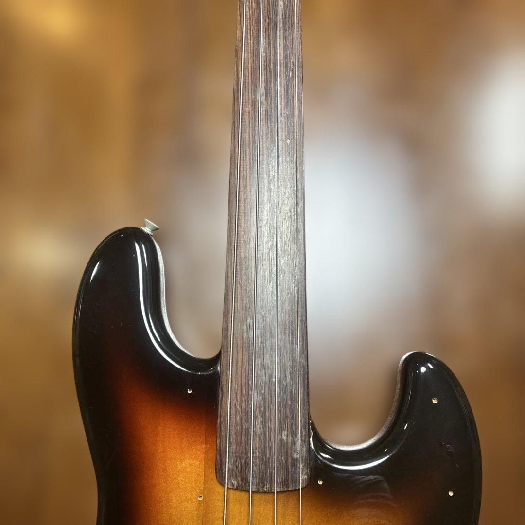 Fender Japan ジャズベース フレットレス ブラウンサンバースト