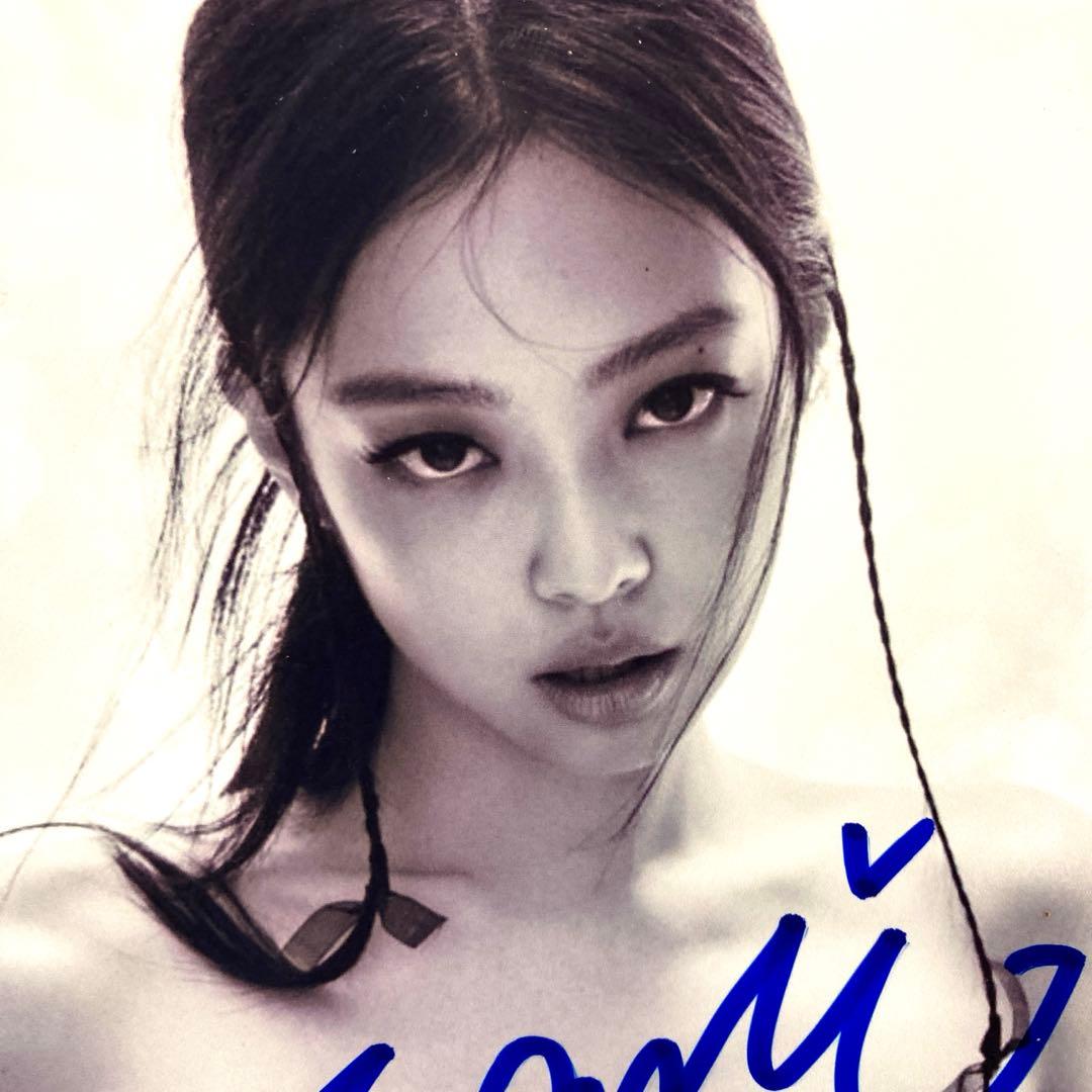 ジェニー直筆サイン入り2Lサイズ写真…Jennie…BLACKPINK