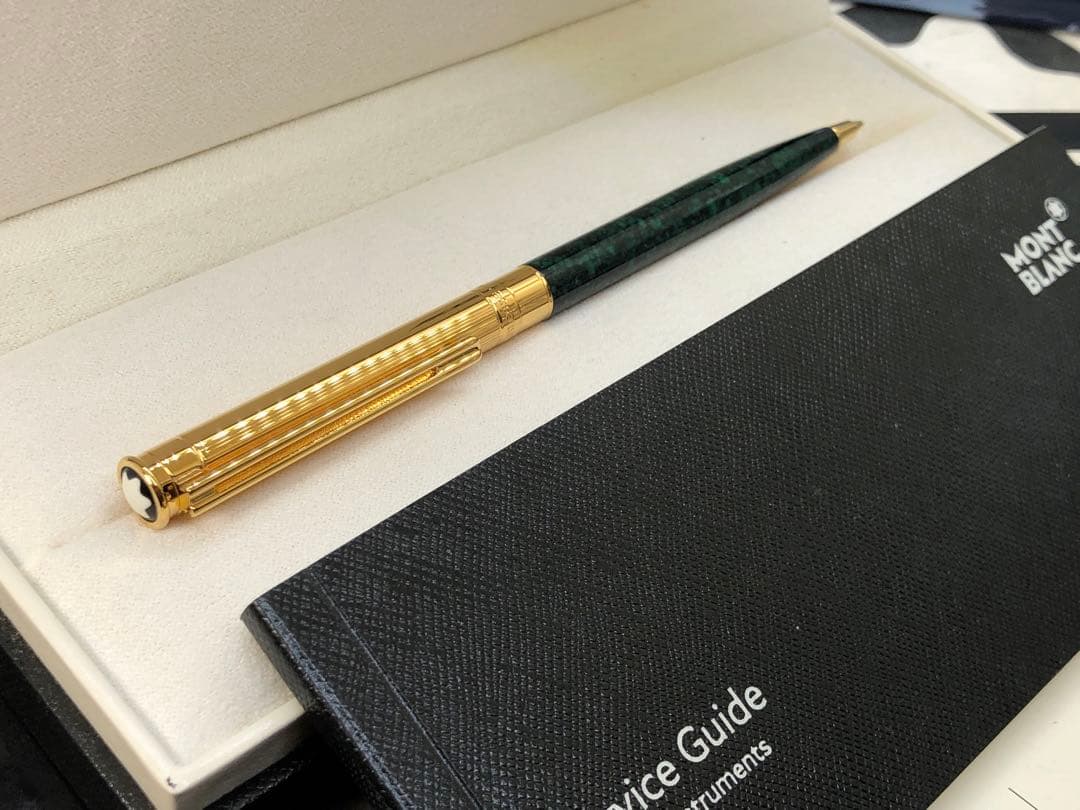 モンブラン　★幸運を導くグリーン・メノウ・入手困難な逸品！★最高級★未使用保管品