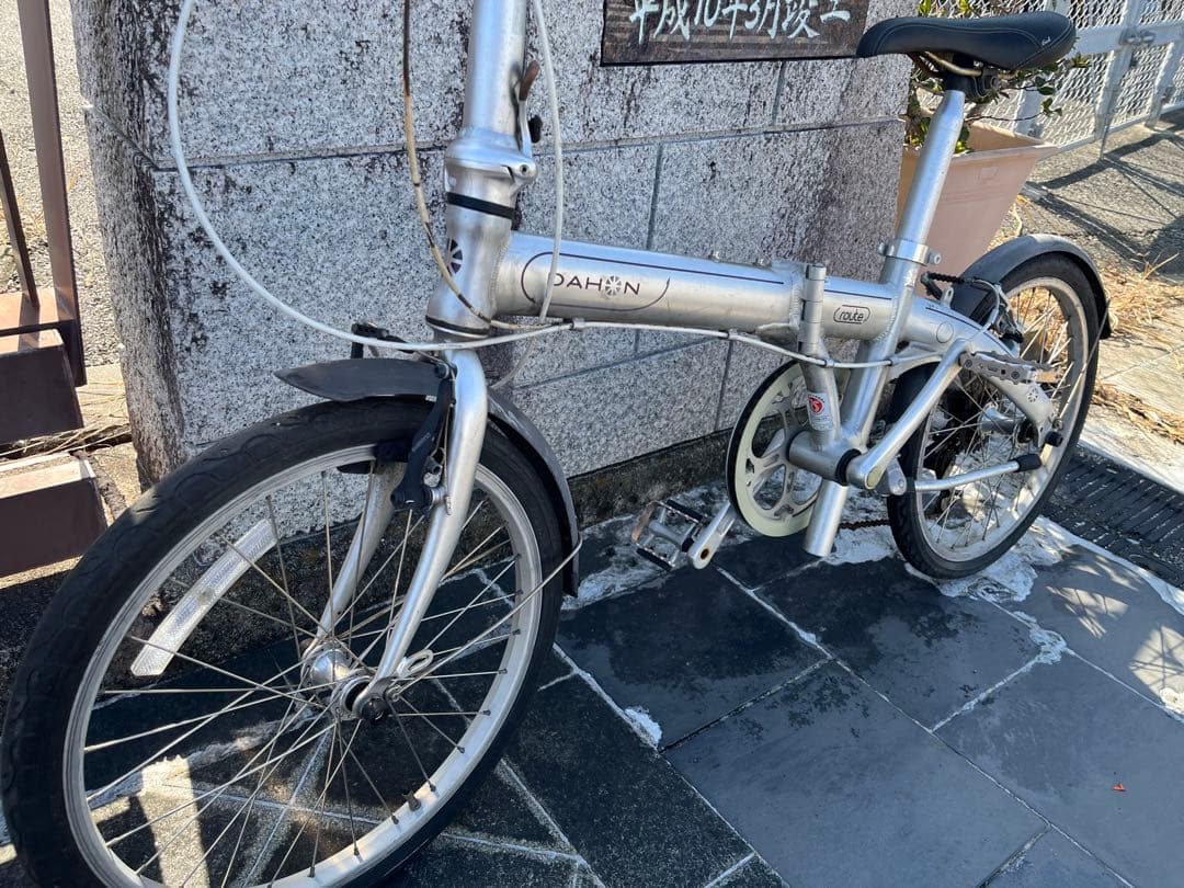 未整備　DAHON route 20インチ　6段変速　折り畳み自転車　ダホン
