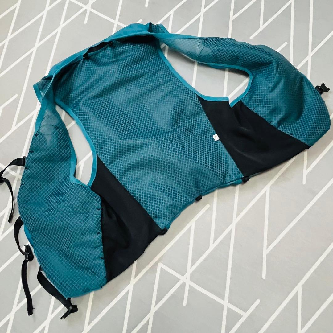 美品】ザノースフェイス トレランリュックNM62393ブルー10L/Lサイズ