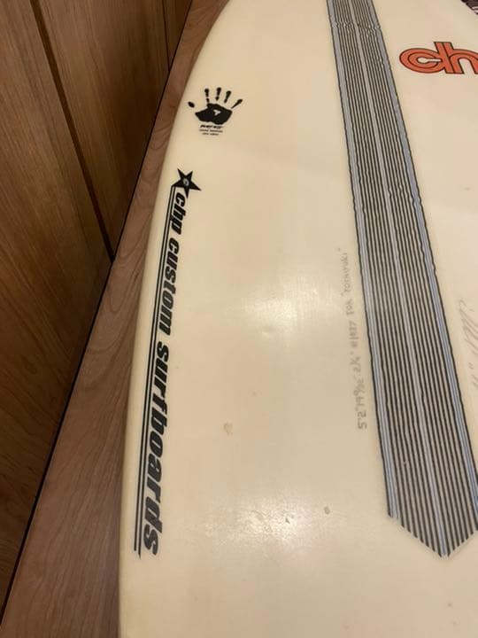 chpサーフボード5.2 EPSクワッドフィン付き