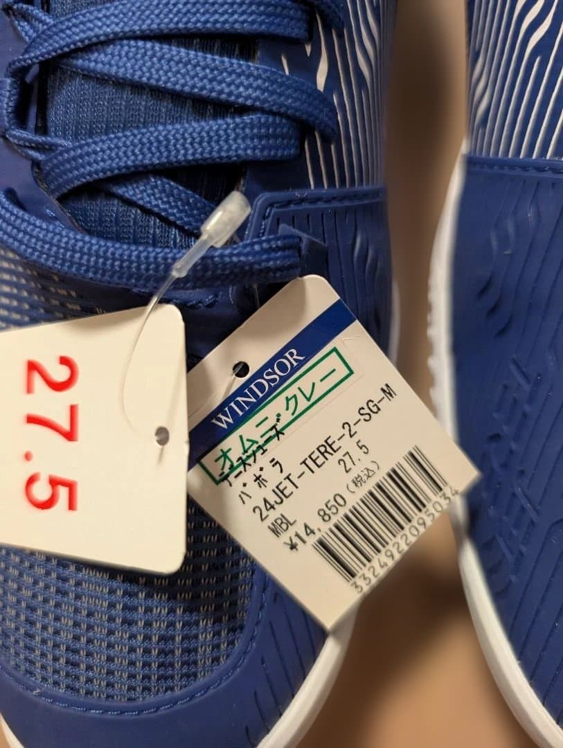 Babolat テニスシューズ 27.5cm 青