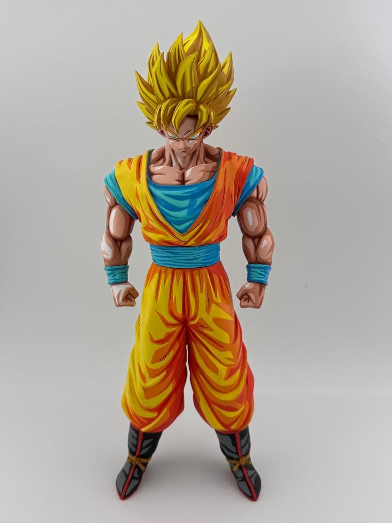 ドラゴンボール　リペイント　孫悟空　スーパーサイヤ人2 フィギュア　二次元彩色