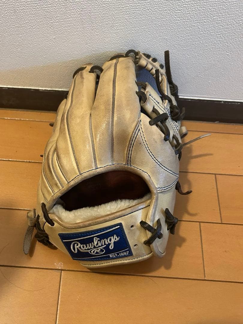 値下げ交渉可能　Rawlings Wizard 硬式グローブ キャメル