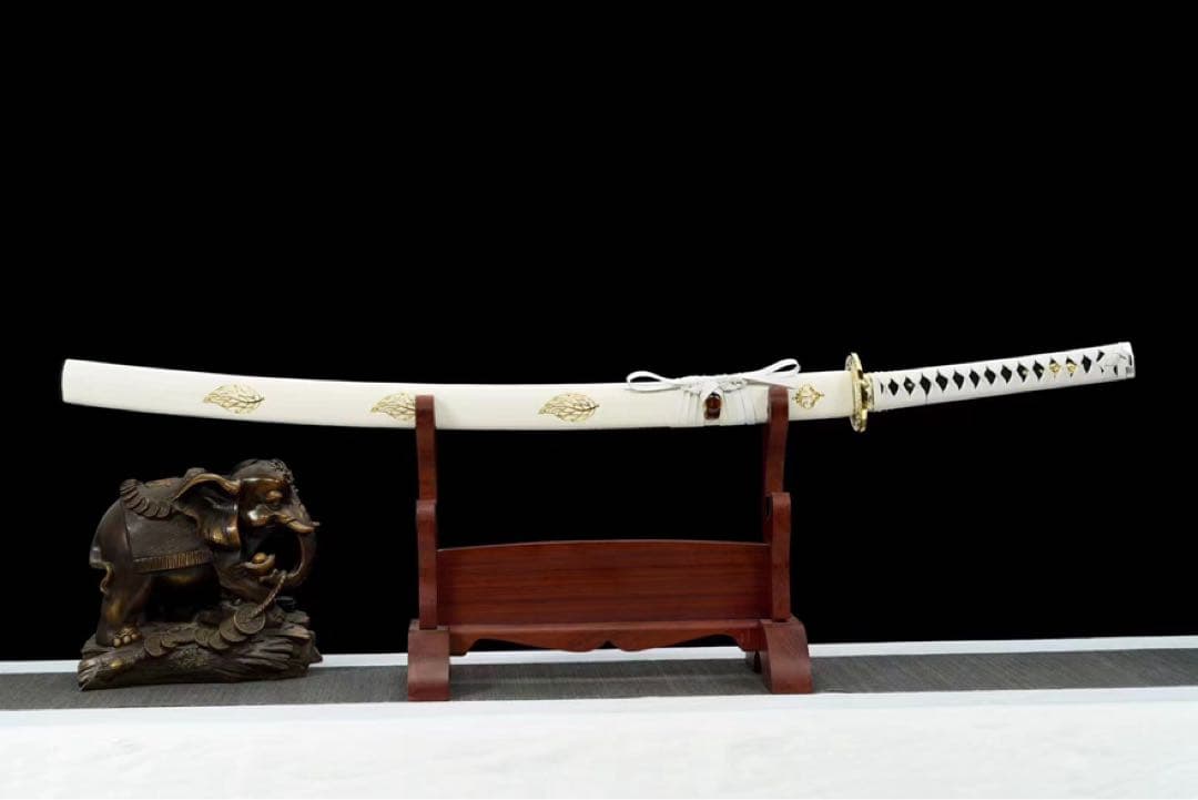 雪慕い侍 刀装具 日本刀 武具 鑑賞刀 居合刀 模造刀 舞踊刀