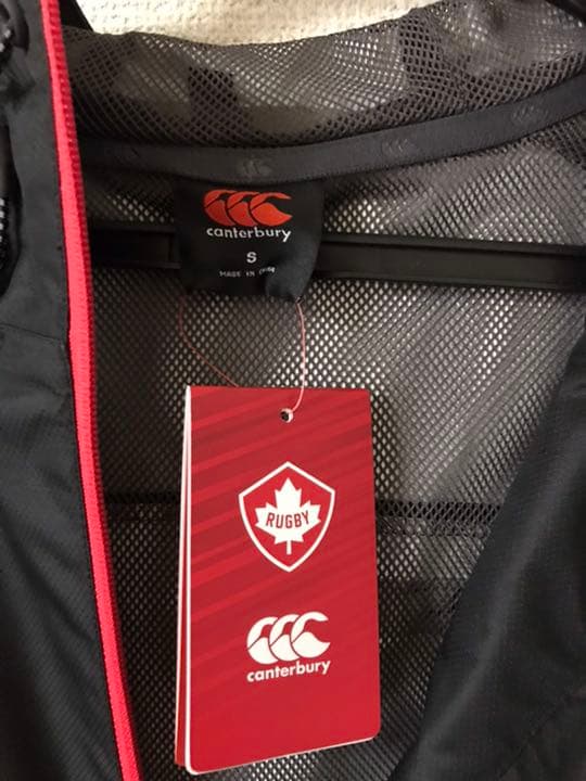 ラグビー カナダ代表 レインジャケット カンタベリー デッドストック