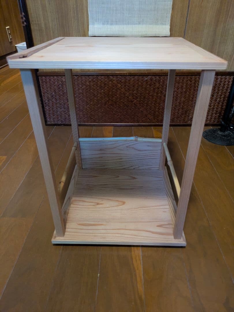 木製 茶道具用台 シンプルデザイン