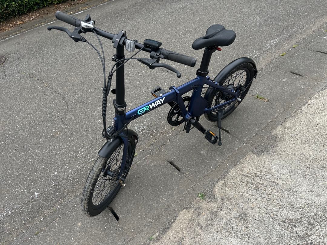 ERWAY 電動アシスト折りたたみ自転車