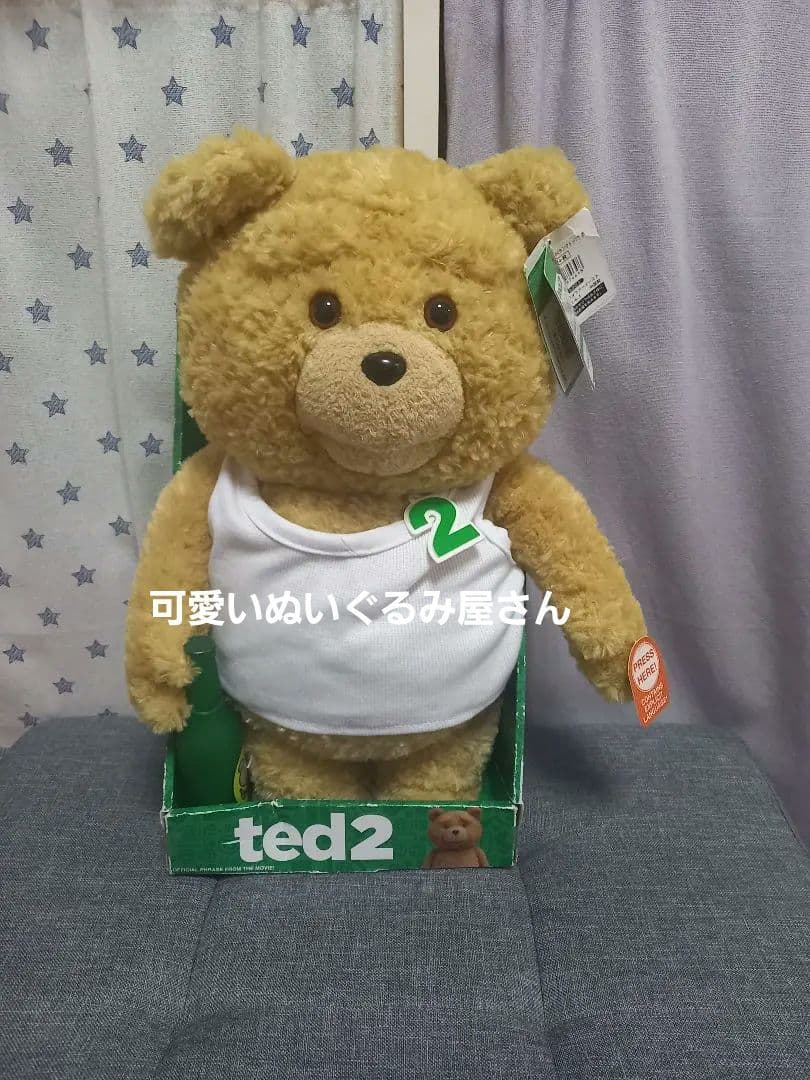 希少品　テッド　トーキング　ぬいぐるみ　TED　しゃべる　動く　おもちゃ　海外