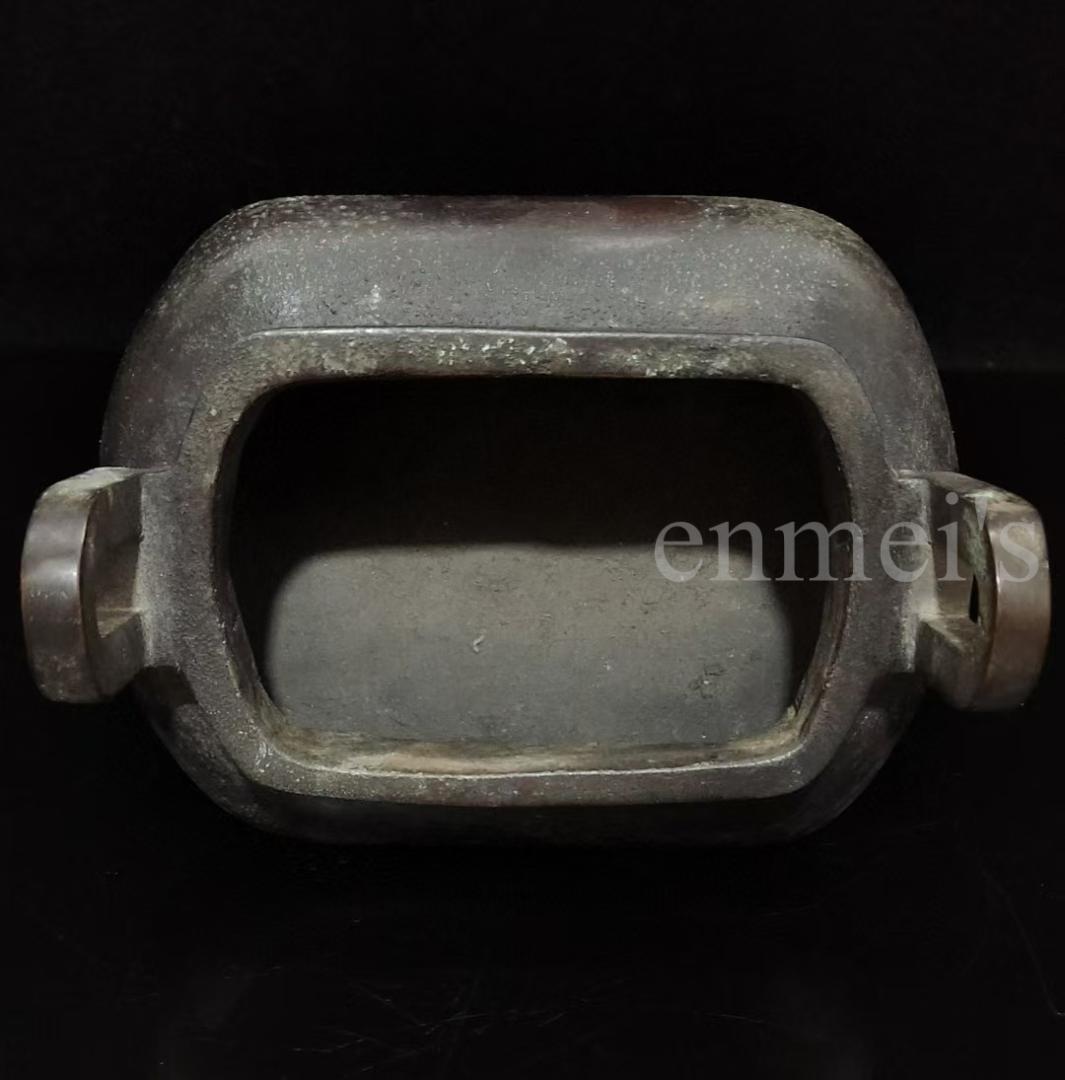 中国古美術・珍蔵紫銅香爐・純手作り・細工・熏香爐・仏具・文房置物 ・風水開運