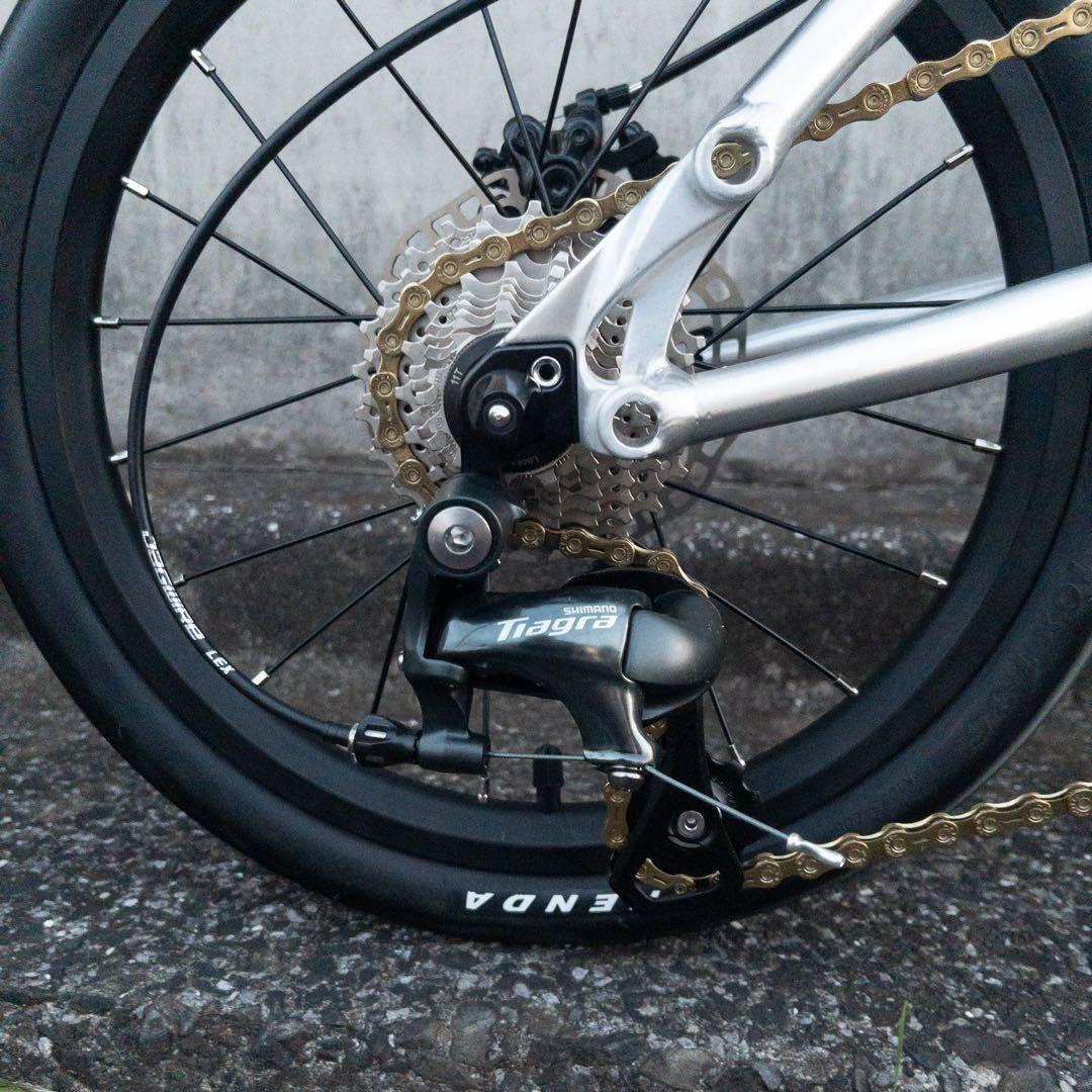 DAHON K9X 同等 ★ 超軽量【8KG】★Tiagra 10速 クリア塗装