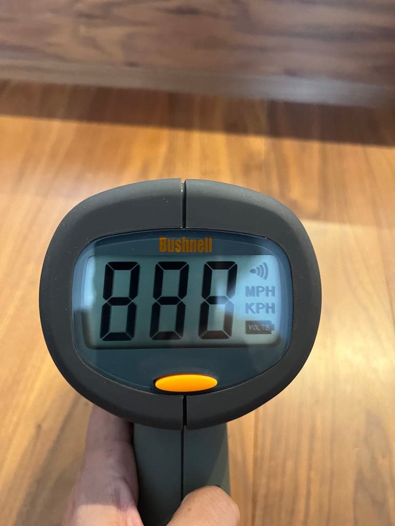 野球好き必見！練習用スピードガン電池入り　スピードスターV