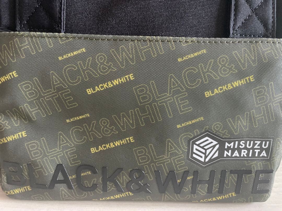 【新品未使用品】【限定】Black&White ゴルフ　カートバック