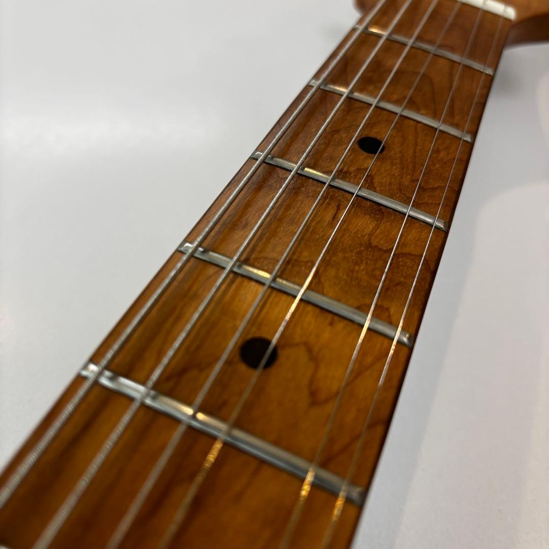 ★美品★Bacchus バッカス　ストラトローステッドメイプル　サーフグリーン