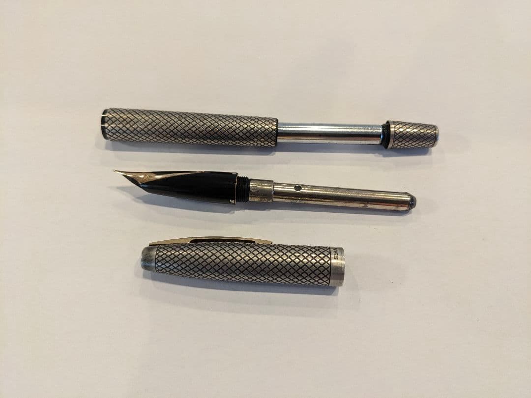 SHEAFFER シェーファー　万年筆　スターリングシルバー ペン先14K