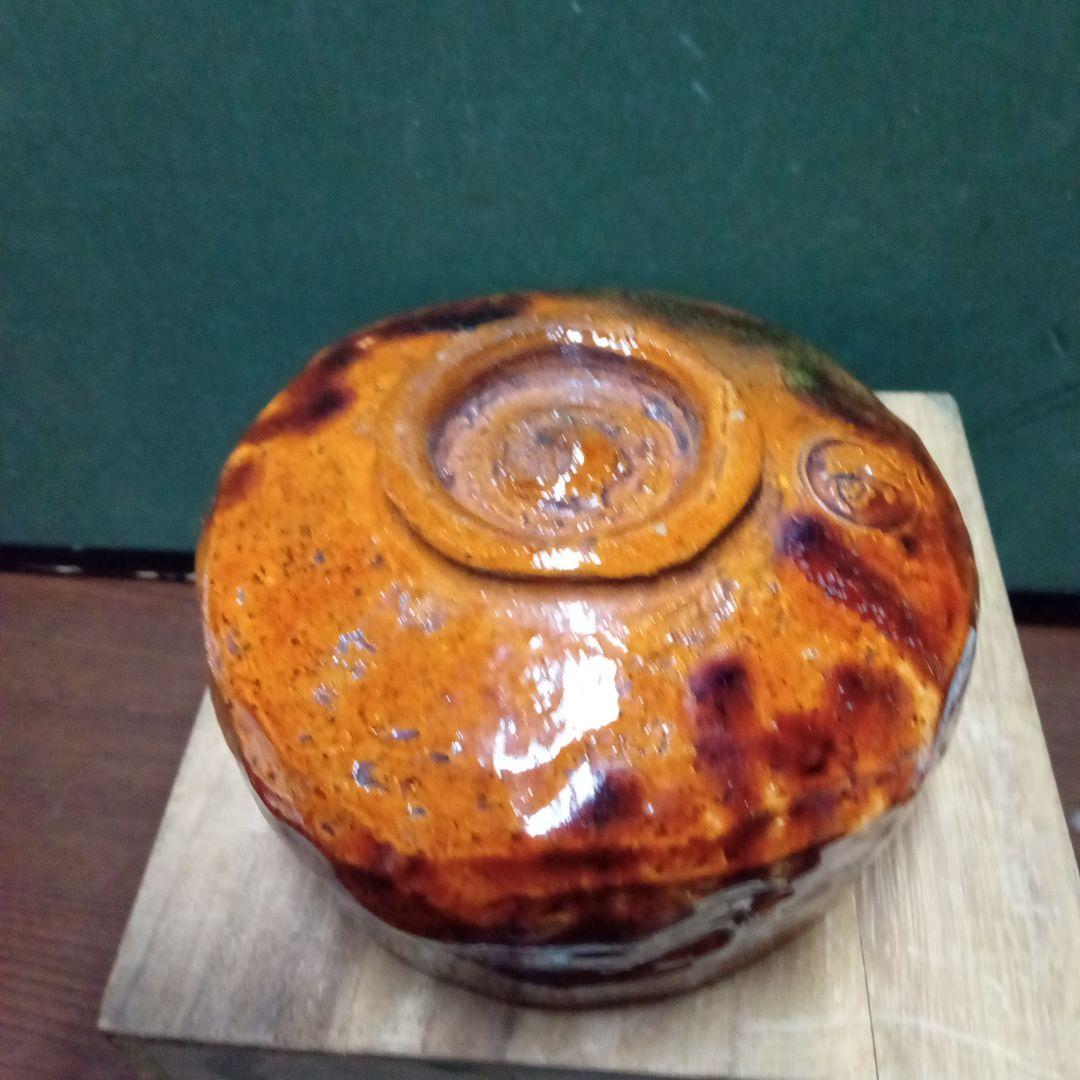 茶碗 大樋九代長左衛門、サイズ高7センチ、口径10せんち、