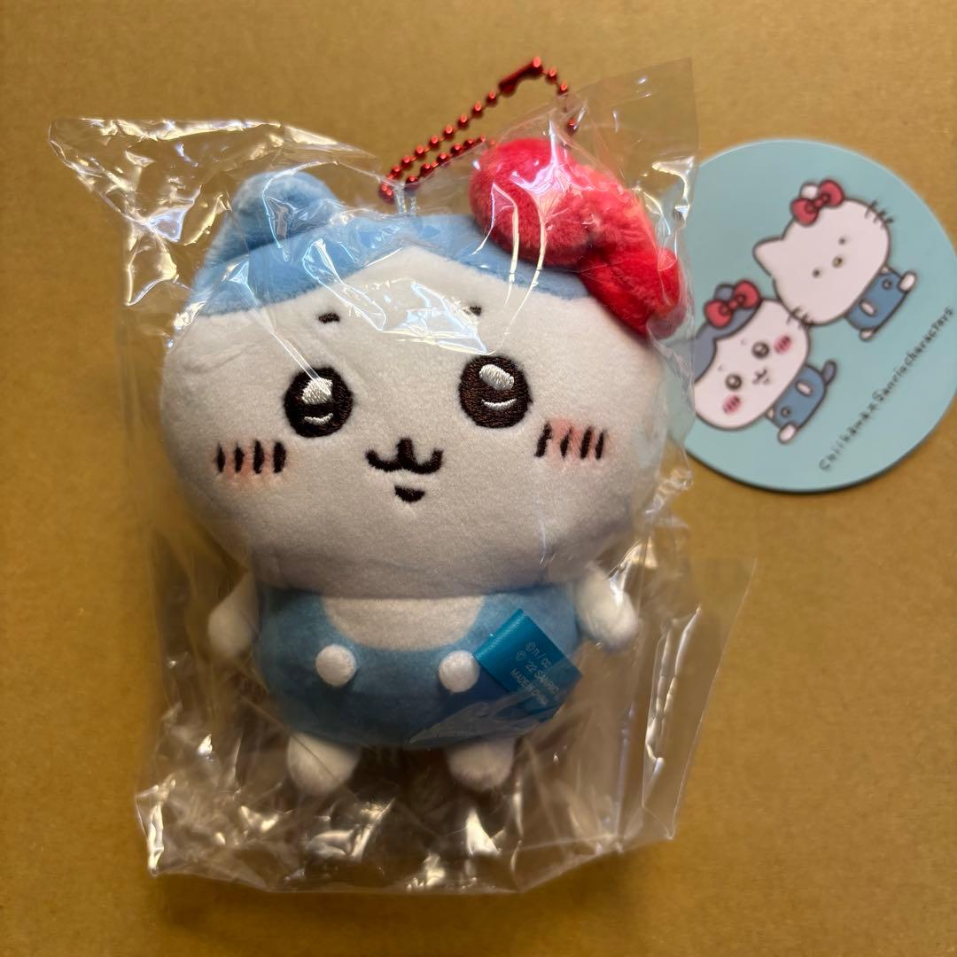 カフェのコックさん【ハチワレ】＆サンリオコラボマスコット【ハチワレ×キティ】