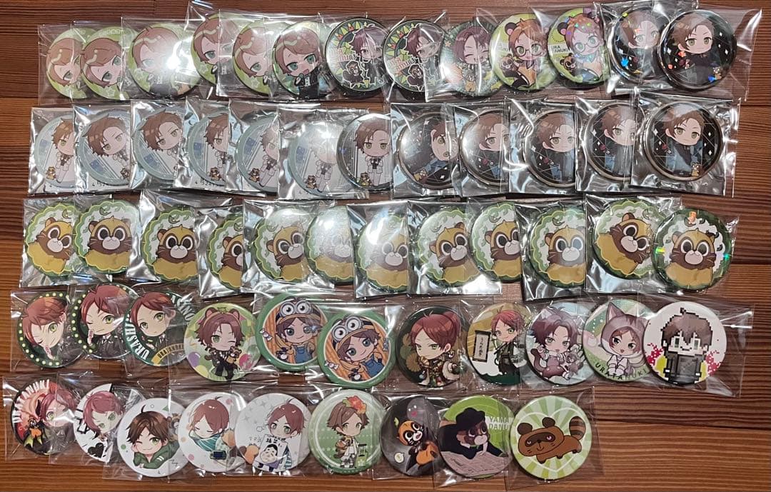 うらたぬき 浦島坂田船 キャラクターグッズ 缶バッジ まとめ売り 1