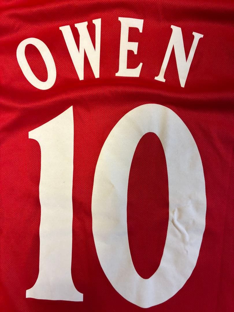 イングランド代表 オーウェン ユニフォーム