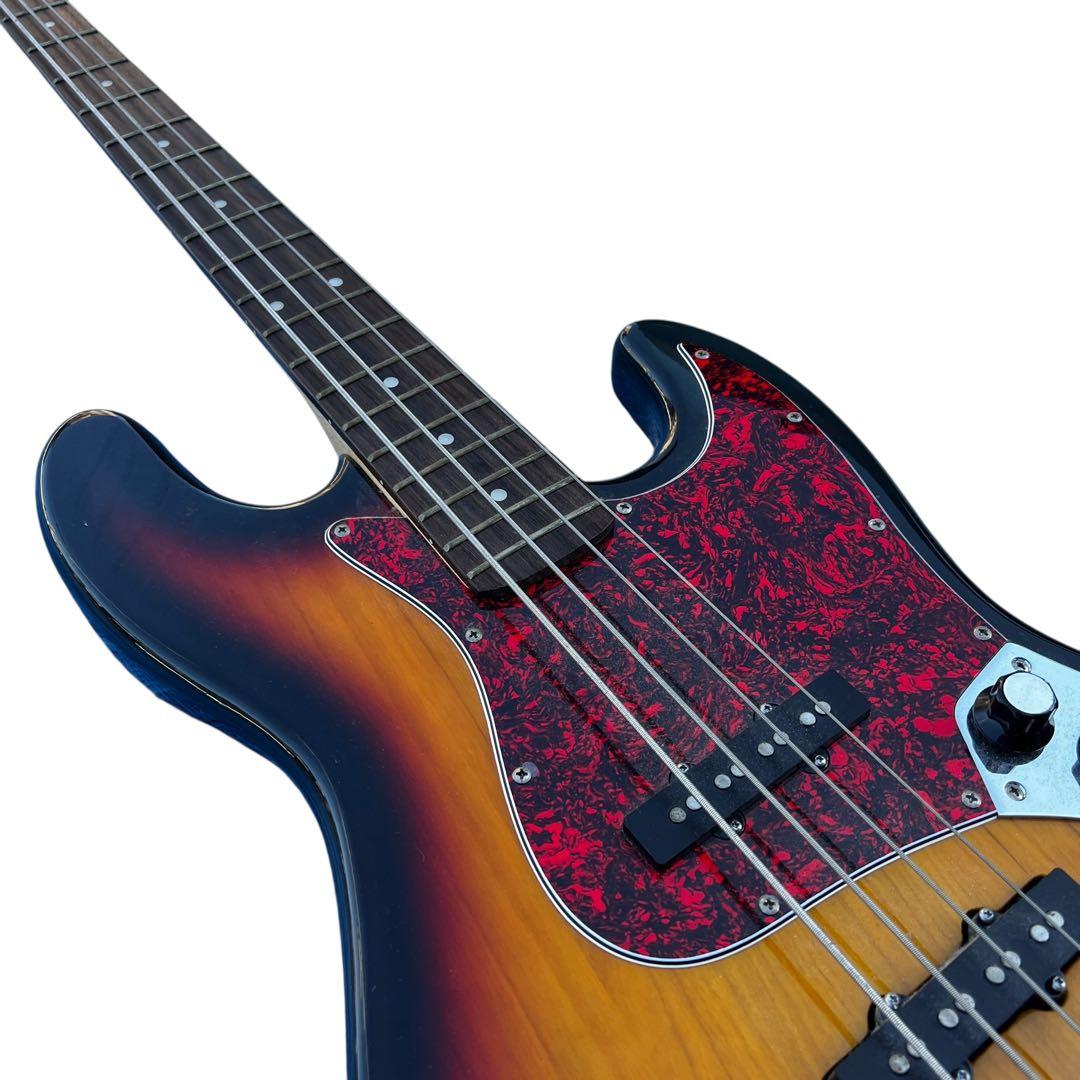 美品 Selder ジャズベース 初心者向けエレキベース ジャズベ サンバースト