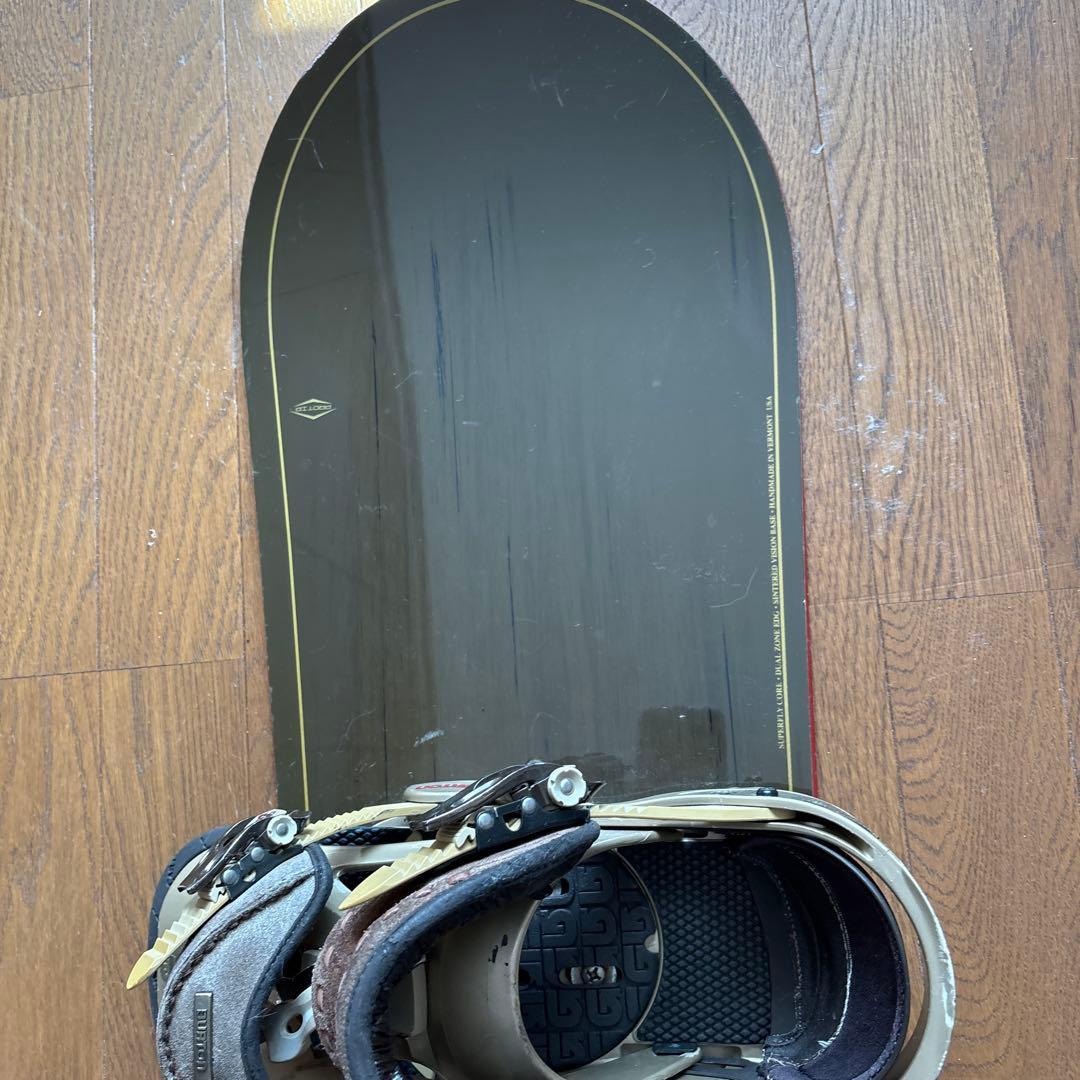 Burton スノーボード ブラック ゴールド