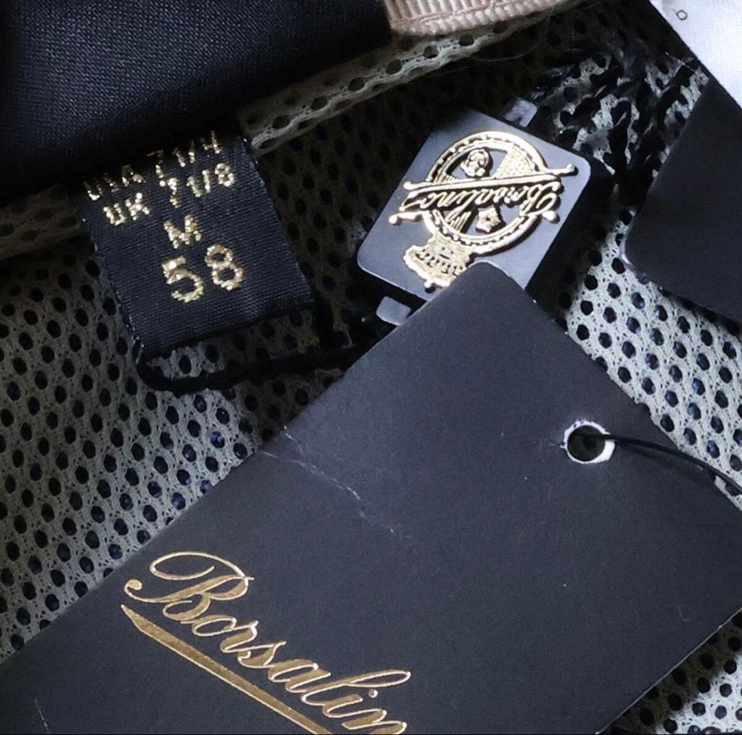 6265◆ボルサリーノ◆ハンチング帽子◆M58(実寸57)定価26,400円新品