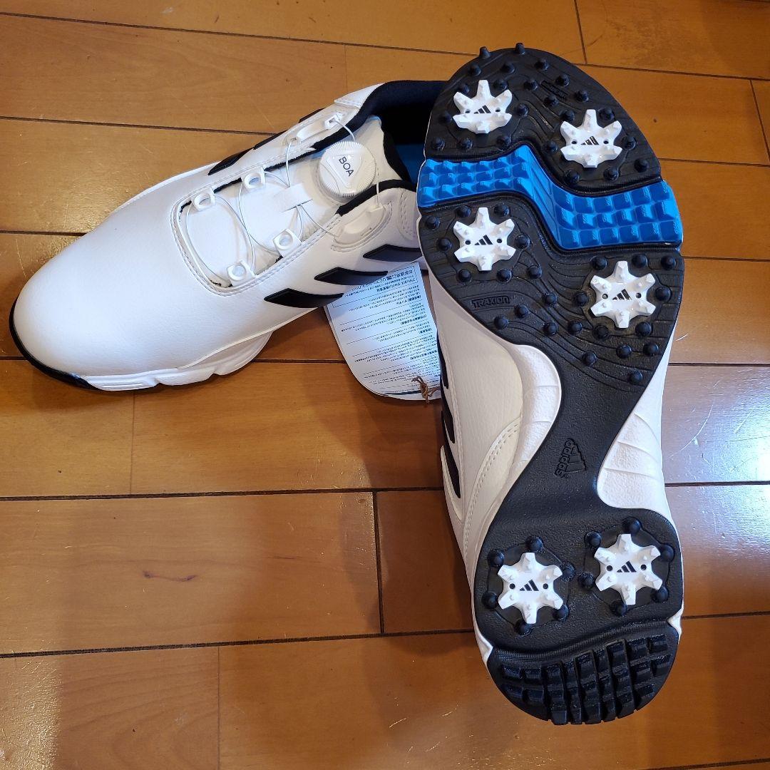 adidas ゴルフシューズ ホワイト/ブラック