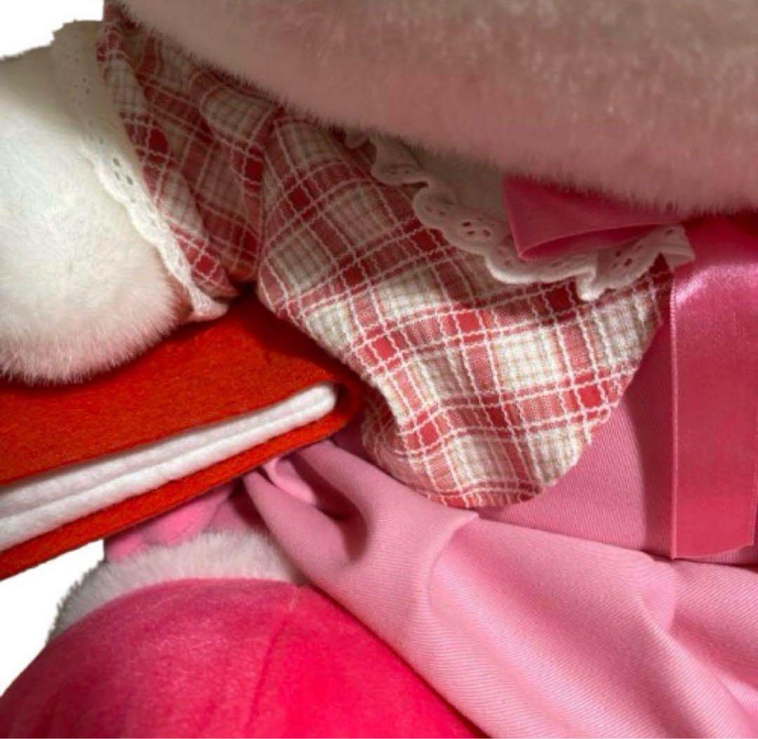 サンリオ ハローキティ 特大 BIG ぬいぐるみ ワンピース ベレー帽 LL