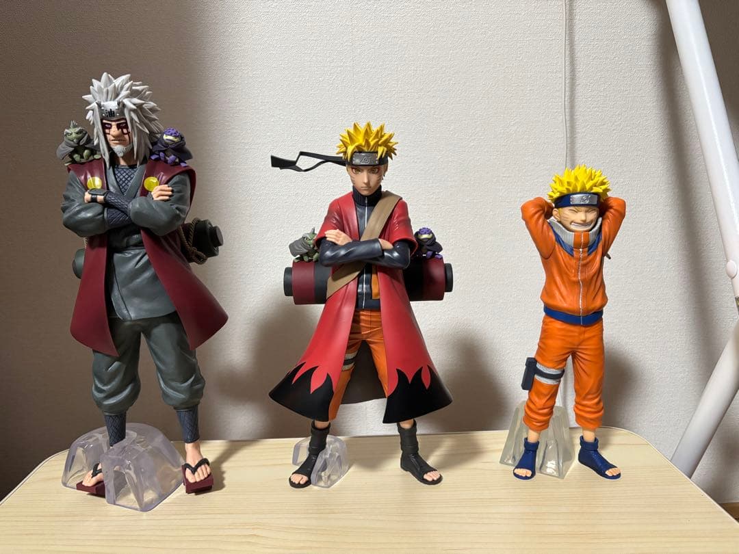 ナルト一番くじ　3体セット　箱付き