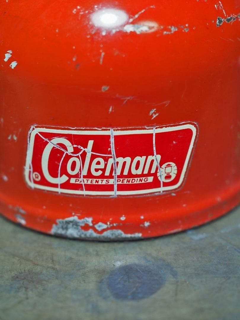 朱色タンク1967年5月製 コールマン 200A ランタン (パテペン) t61