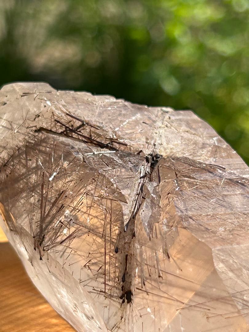 ブラウンルチル原石カテドラルAAAAAレインボー入 希少価値‼️SALE中