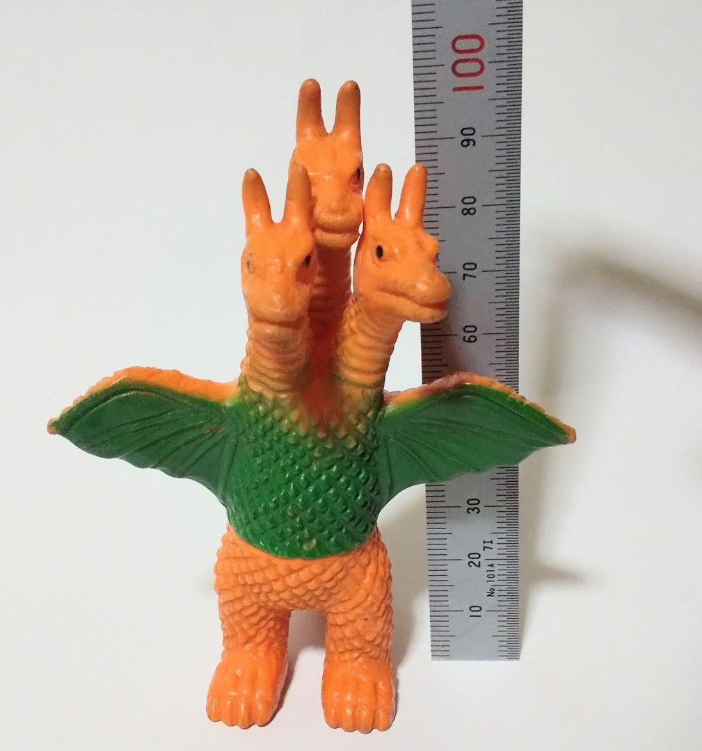 テロン ブルマァク キングギドラ ソフビ 当時物 怪獣 ソフビ ゴジラ