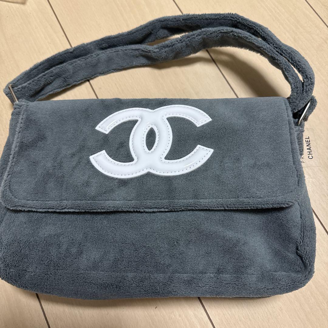 ちょこあんぱん　シャネル ノベルティ　ショルダーバッグ グレー