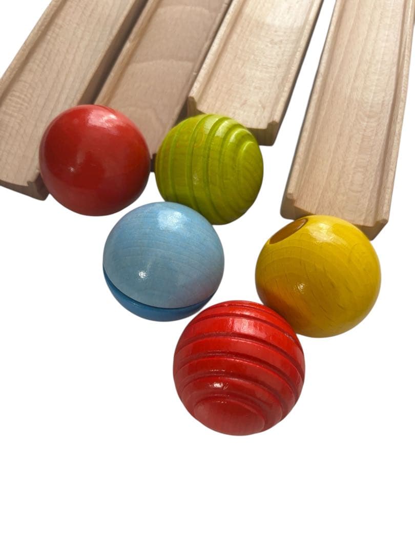 【ほぼ新品】HABA ハバ社 ベビークーゲルバーン 大 木のおもちゃ